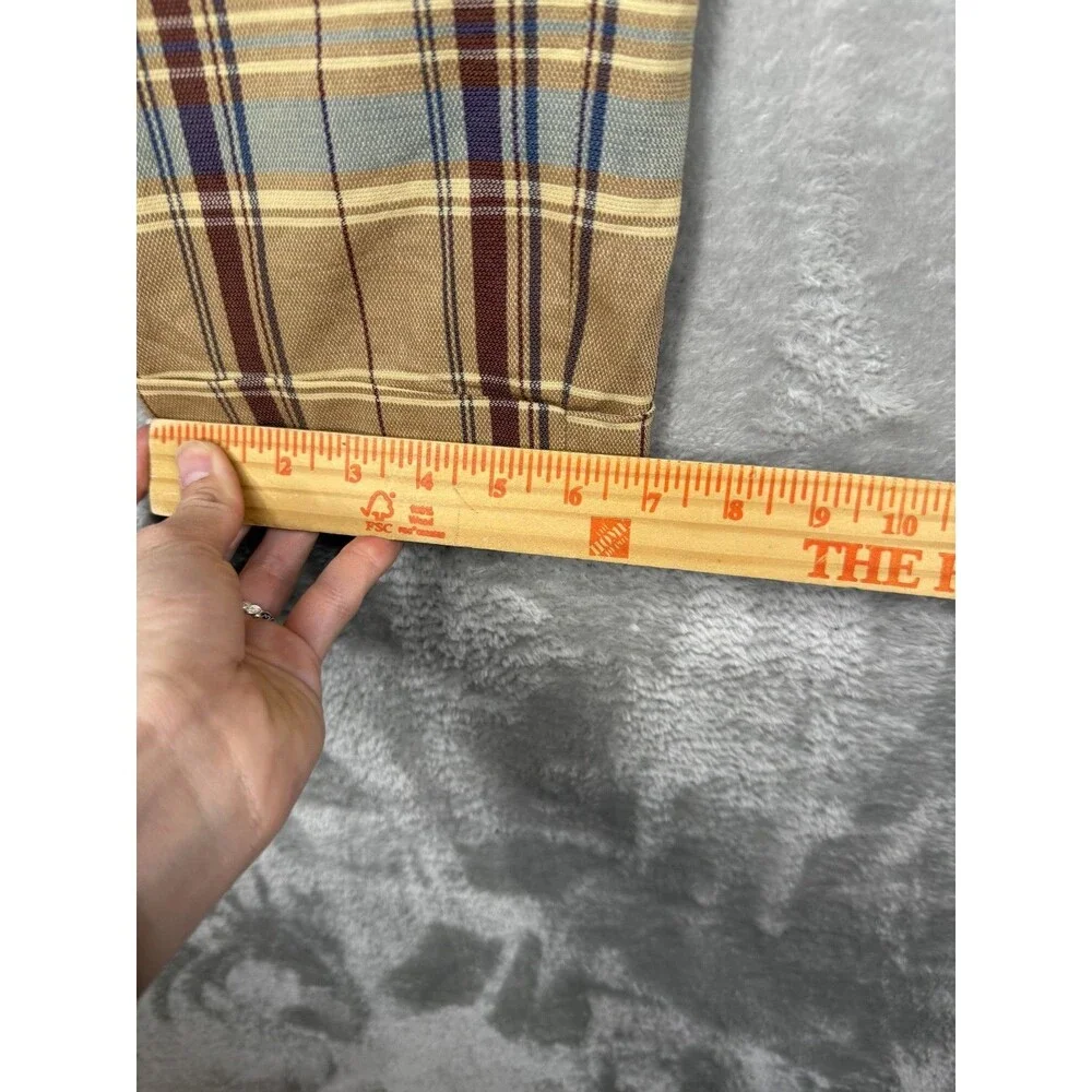 Pearly Gates Pants Mens 30x30 Plaid Tapered Golf Wool Old School Pleated Classic